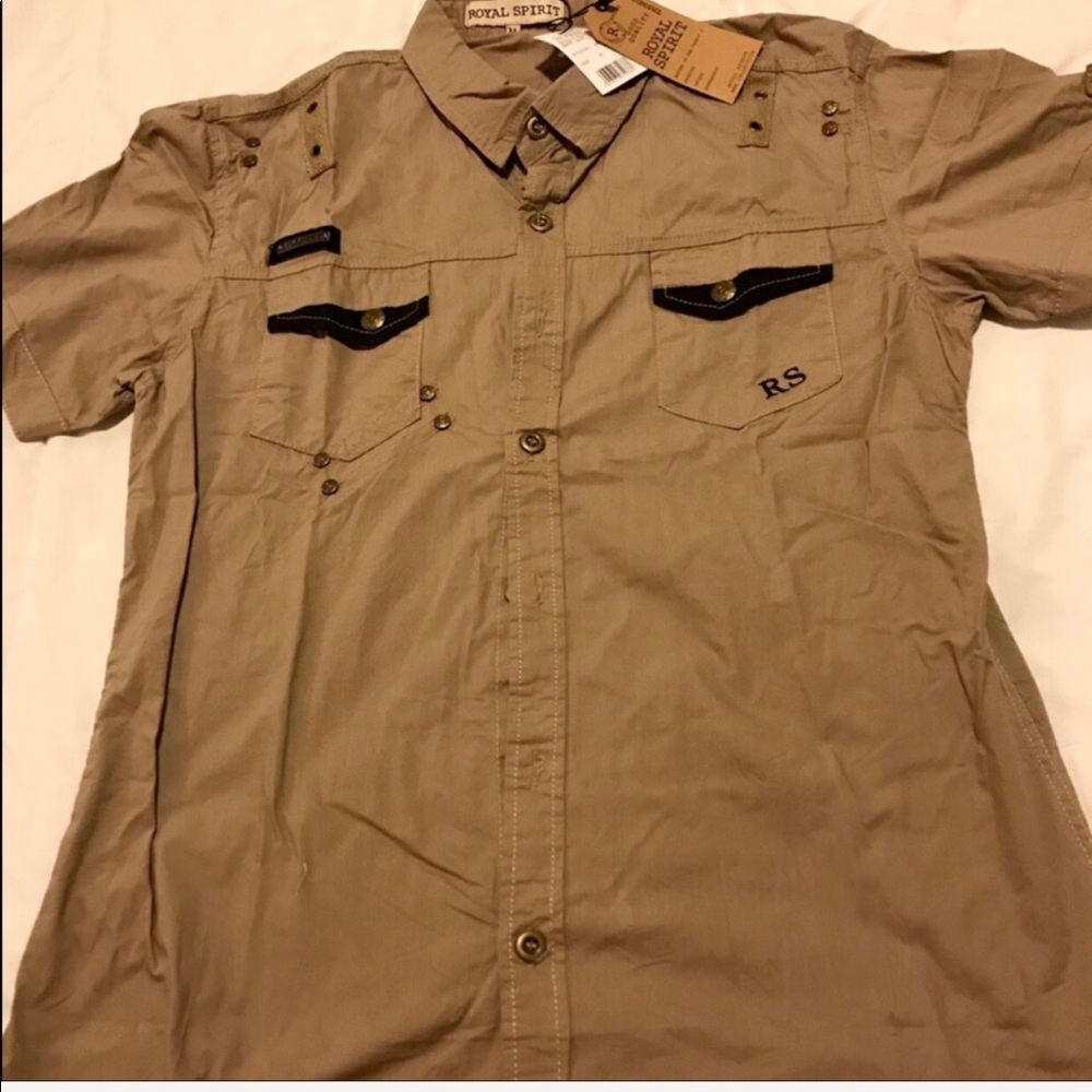 Royal Spirit Cotton Short Sleeve Shirt